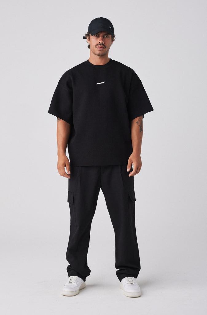 Milano Knit Tee - Black