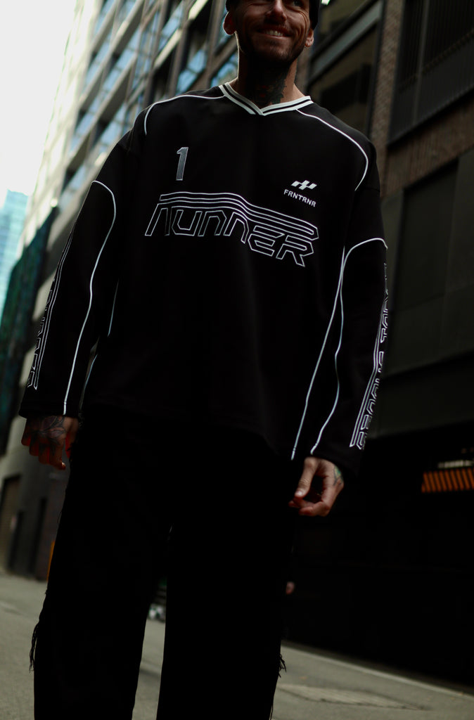 Striker L/S Jersey - Black