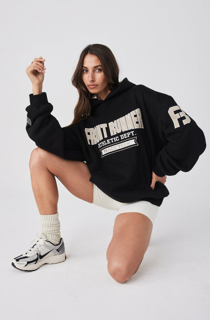 Athletic Department Hoodie - Black Malt
