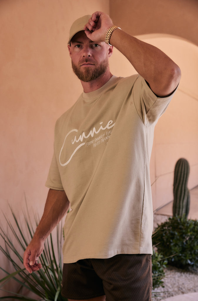 Cunnies Script Tee - Malt