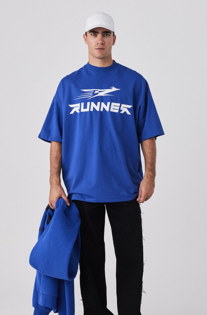 Road Runner Tee - Cobalt