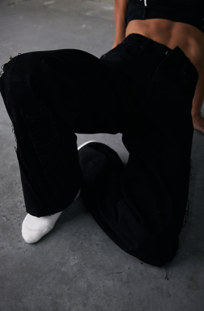 FRNTRNR Baggy Denim - Black