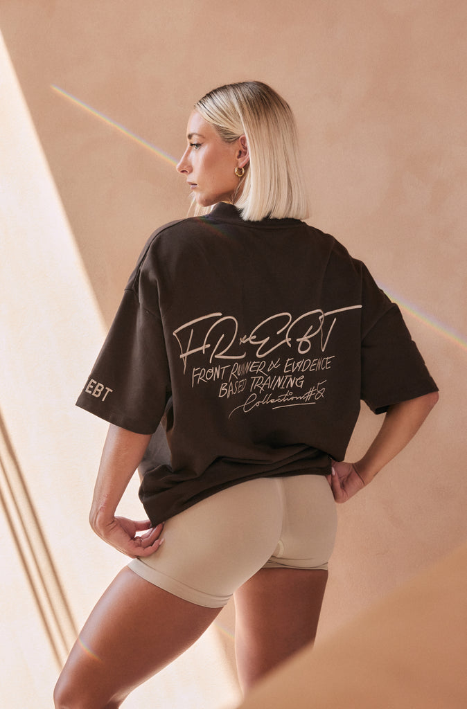 FR x EBT Signature Tee - Chocolate