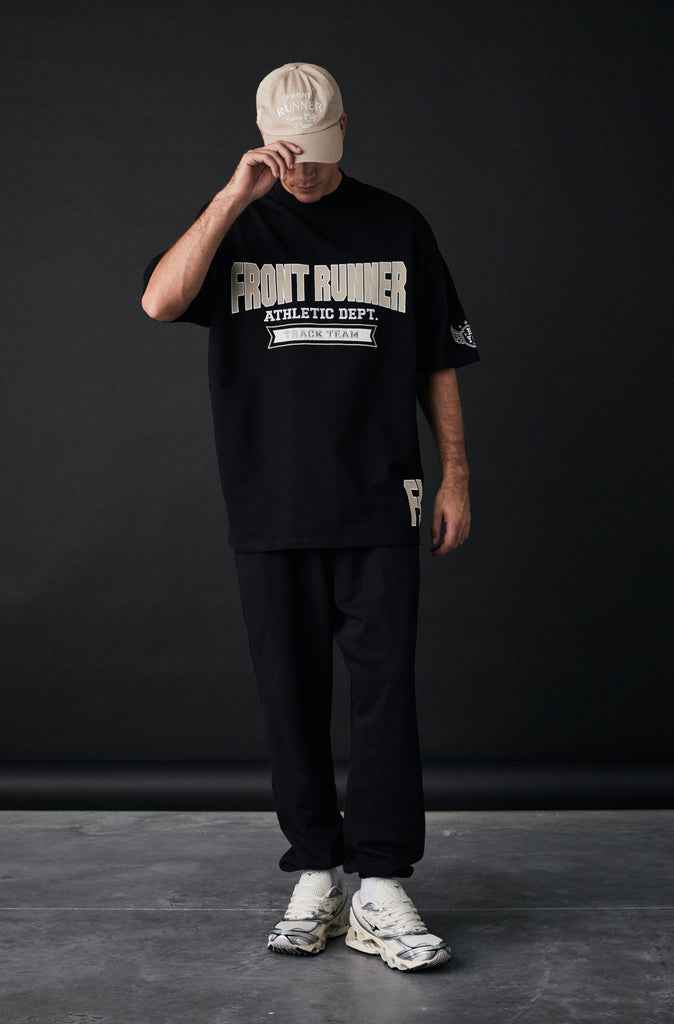 Athletic Department Tee - Black/Malt
