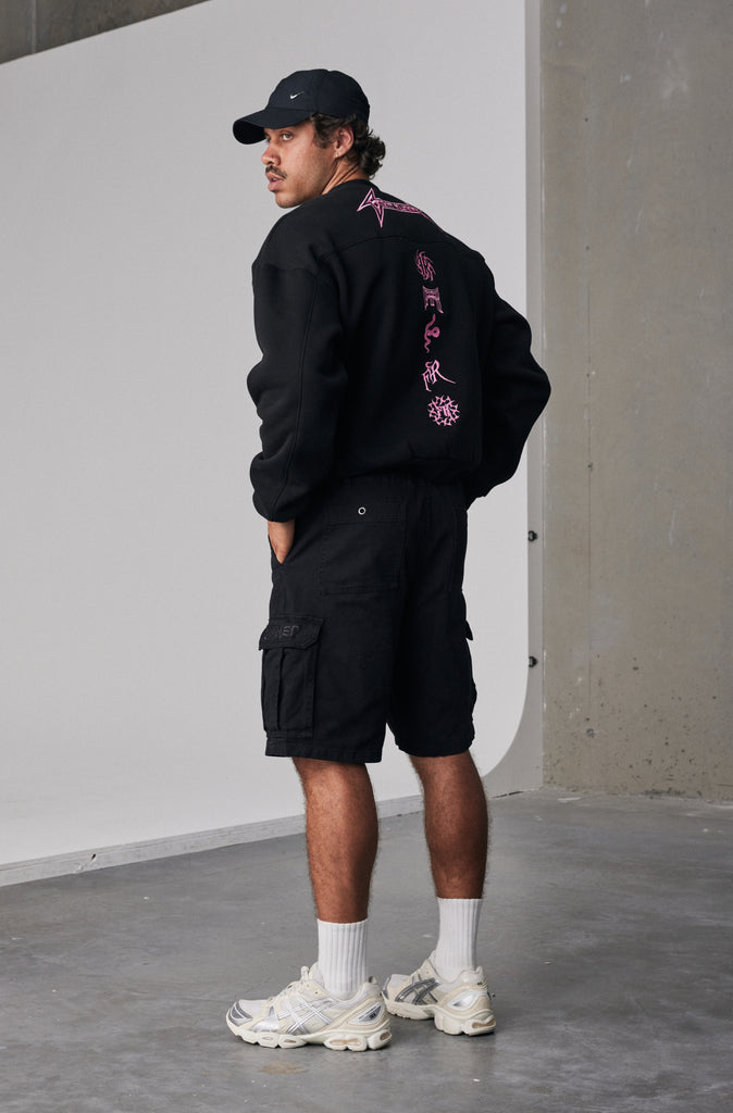 Pyro Crewneck - Black Candy