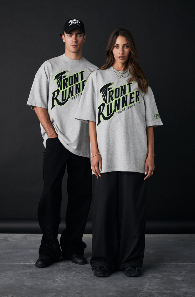 T&F Tee - Grey Lime
