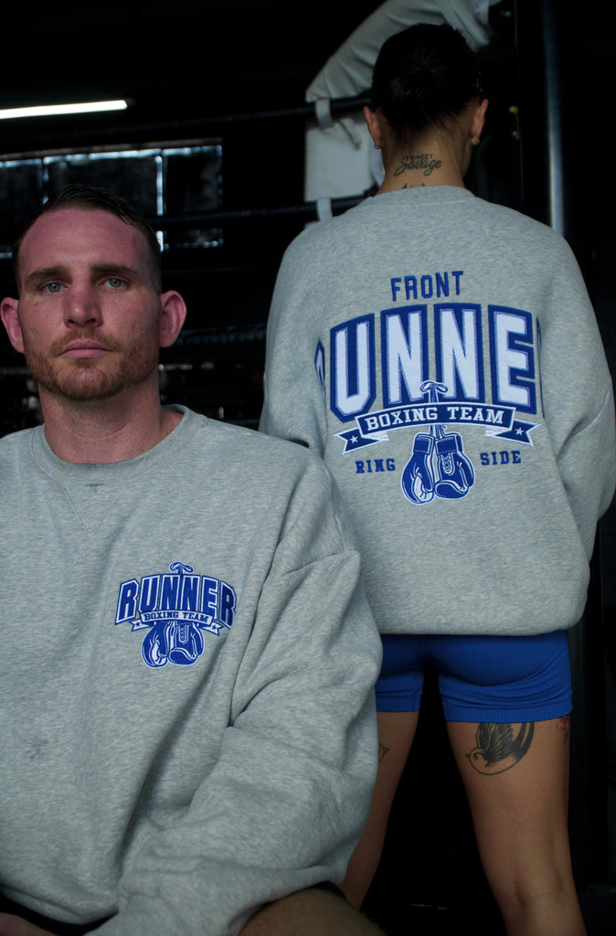 Ringside Crewneck - Grey Marle