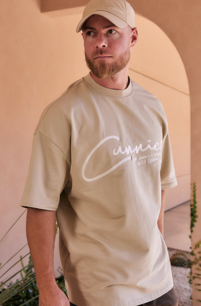 Cunnies Script Tee - Malt