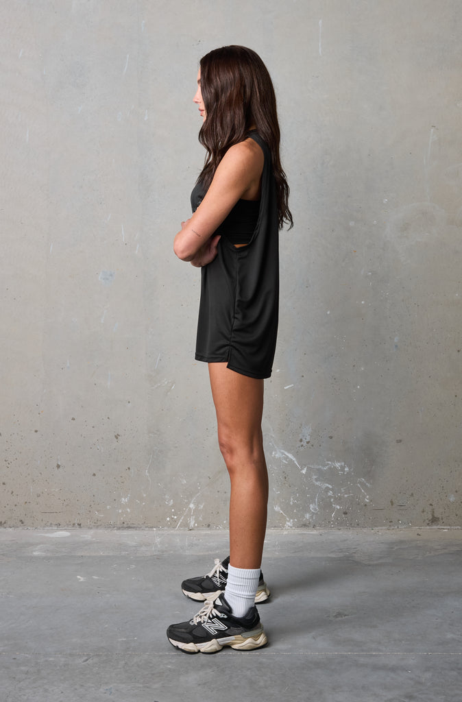Tribal Dept Singlet - Black