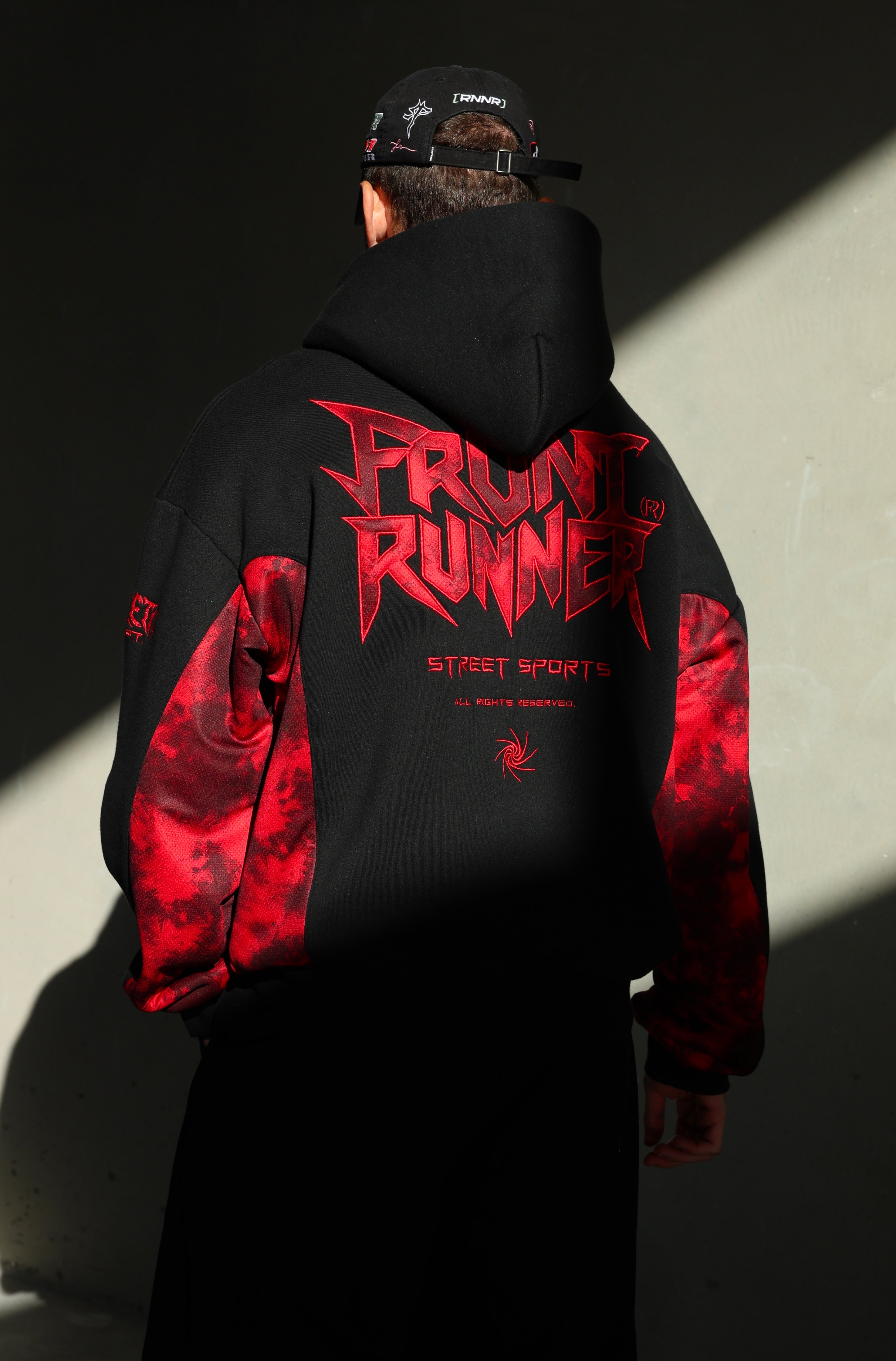 パーカー NO MERCY HOODIE PILE BLACK No Mercy Hoodie - Black Scarlet – Front Runner