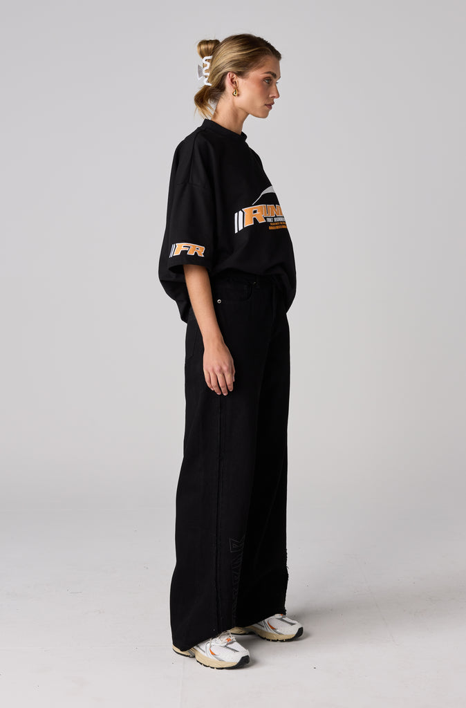 Circuit Tee - Black Mandarin