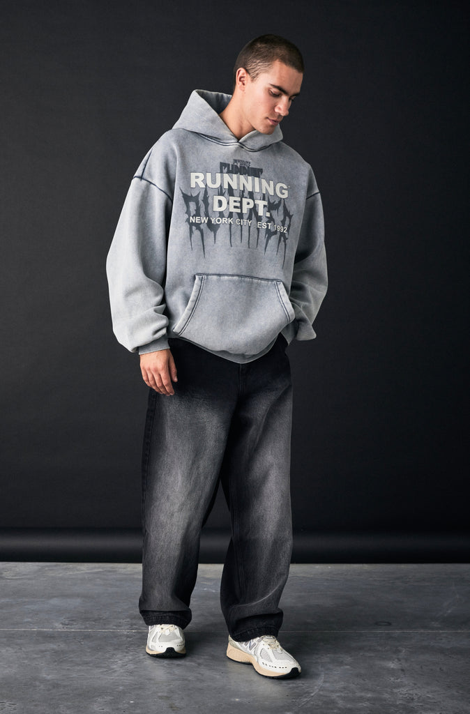Tribal Dept Hoodie - Concrete