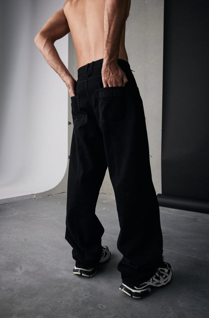FRNTRNR Baggy Denim - Black