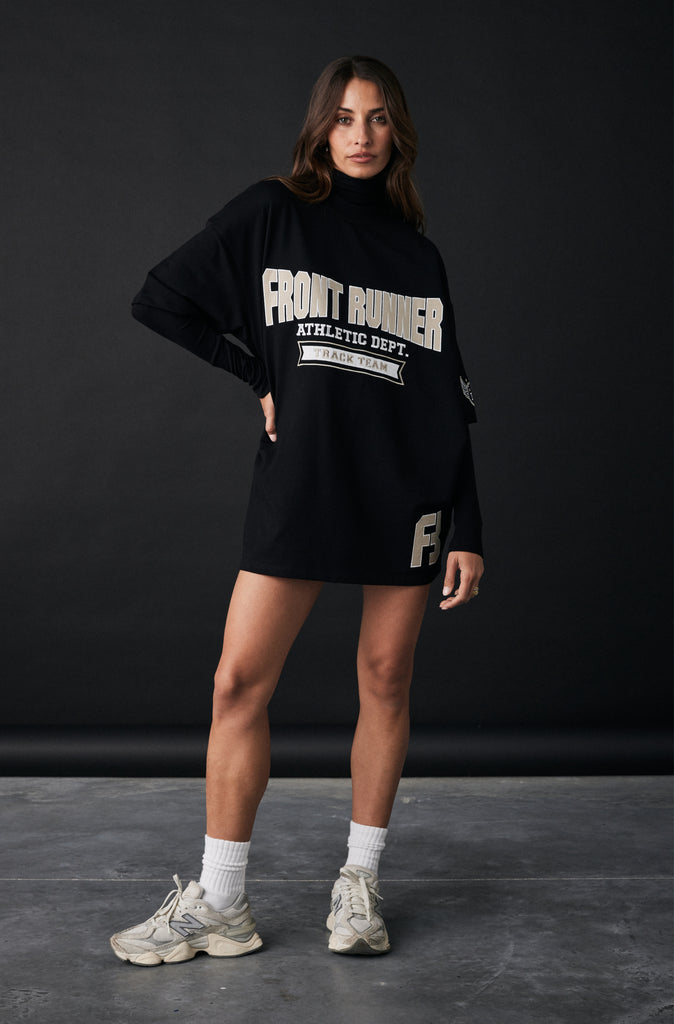 Athletic Department Tee - Black/Malt