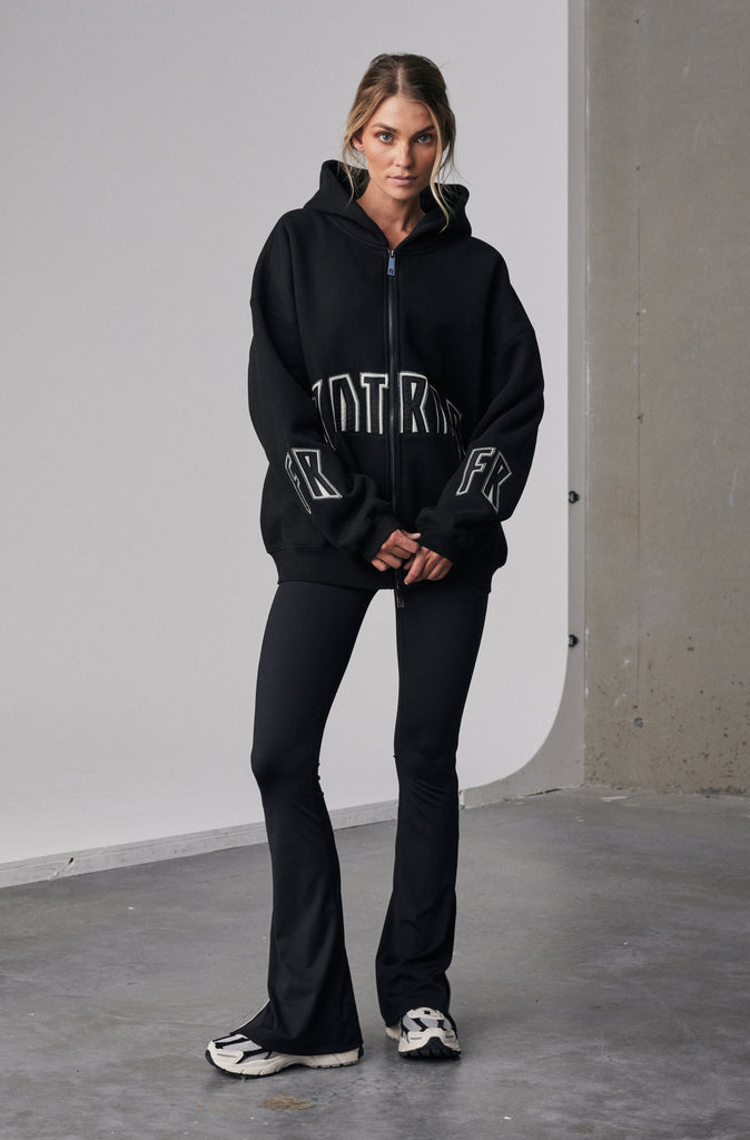 FRNTRNR Zip Hoodie - Black