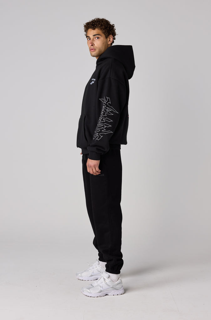 Fracture Hoodie - Black