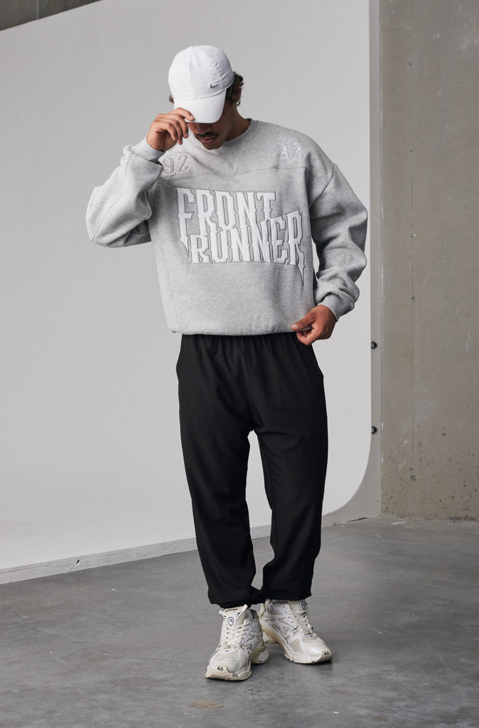 Pyro Crewneck - Grey Marle