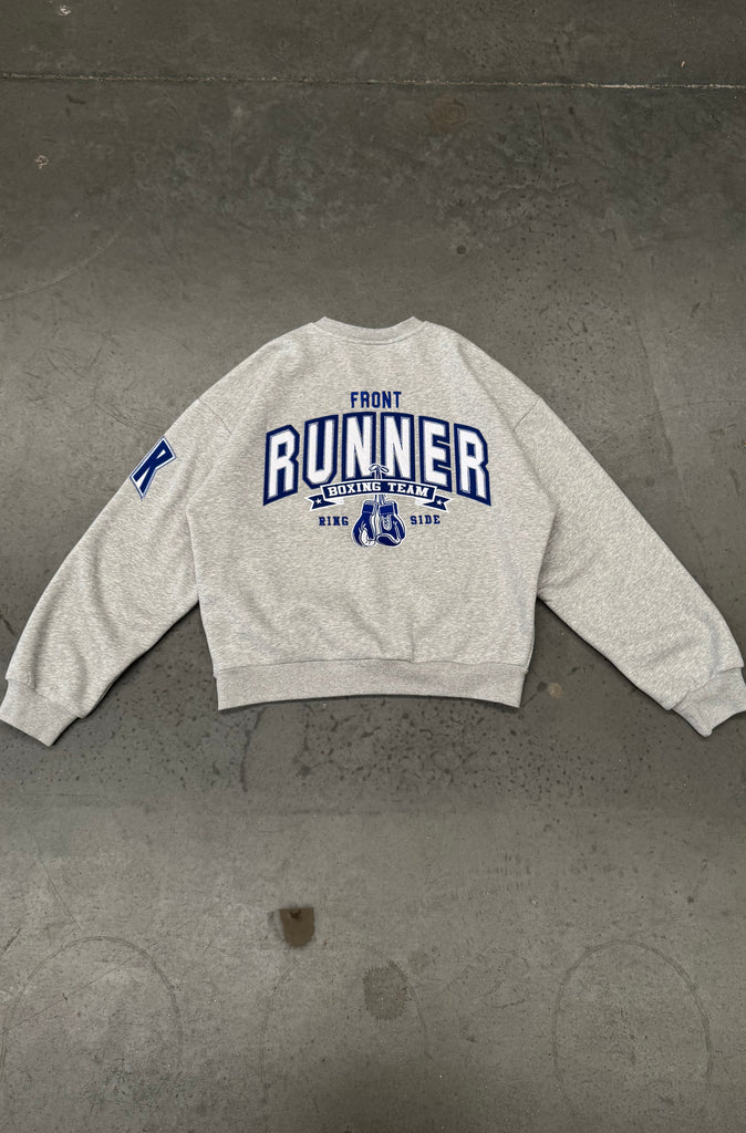 Ringside Crewneck - Grey Marle
