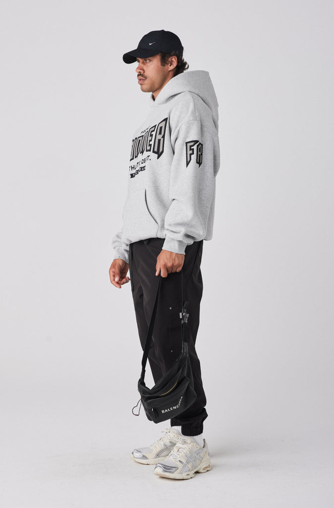 Viper Dept Hoodie - Grey Marle