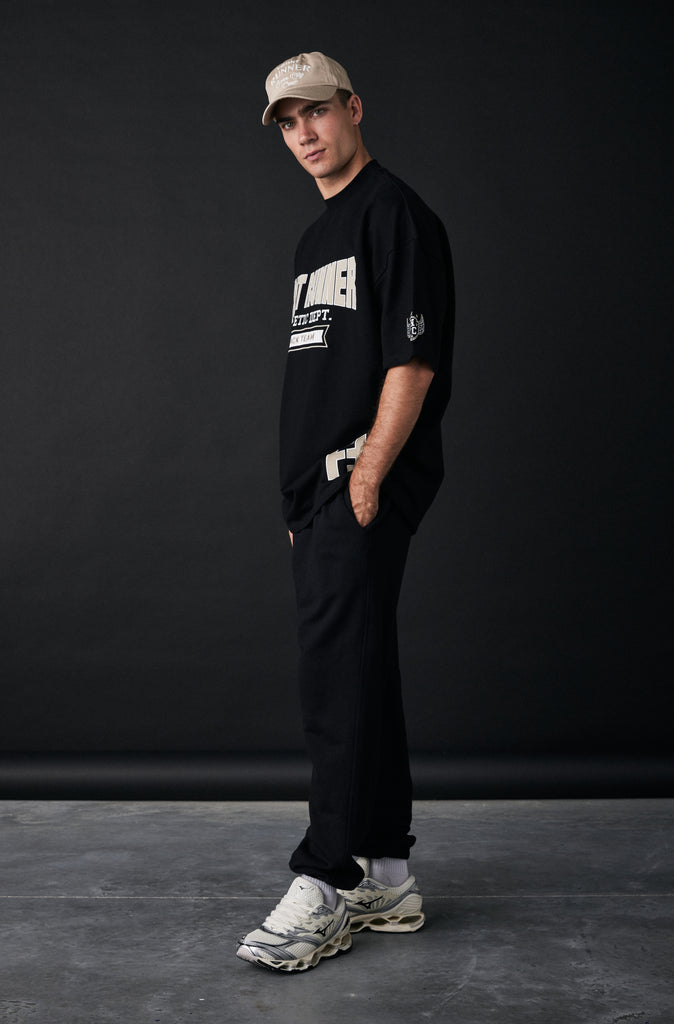 Athletic Department Tee - Black/Malt