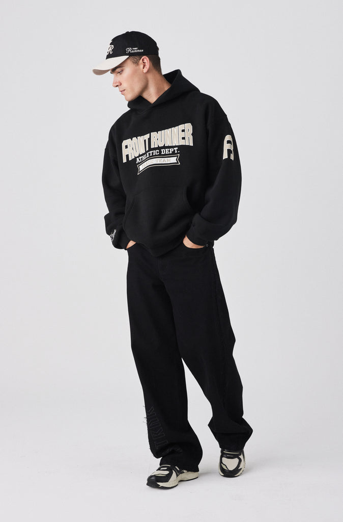 Athletic Department Hoodie - Black Malt