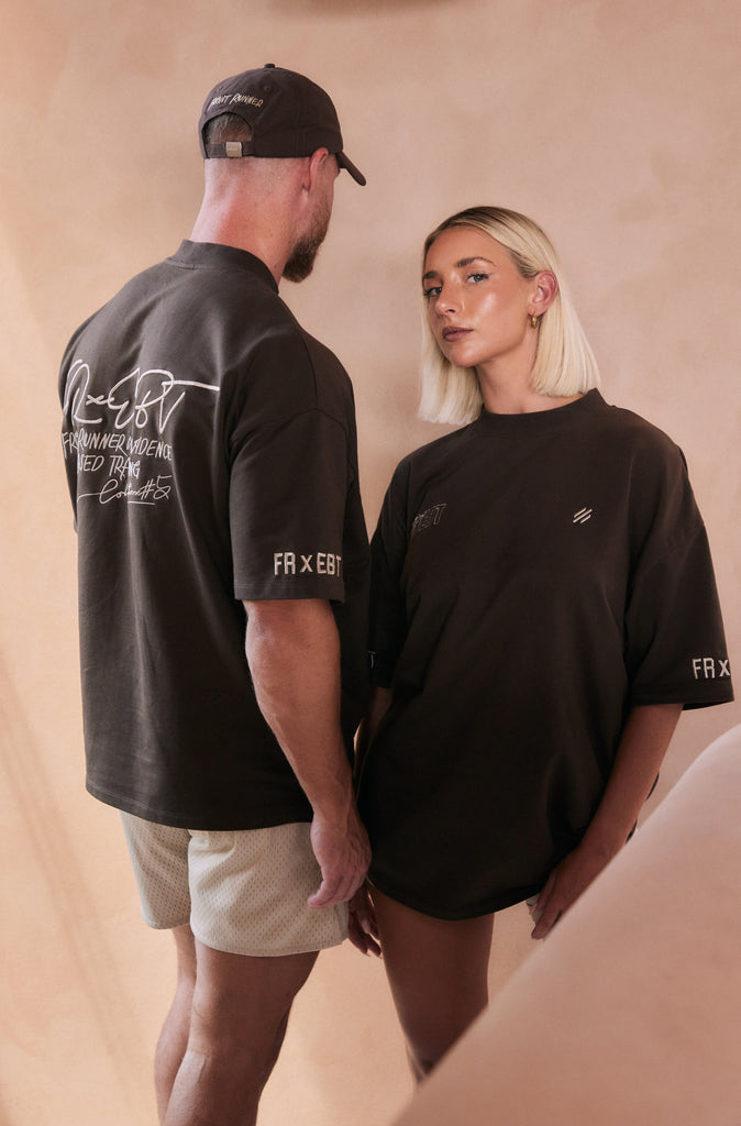 FR x EBT Signature Tee - Chocolate