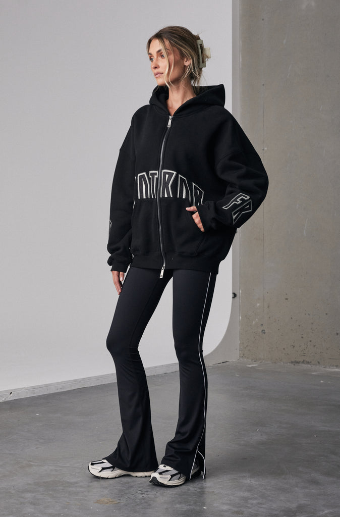 FRNTRNR Zip Hoodie - Black