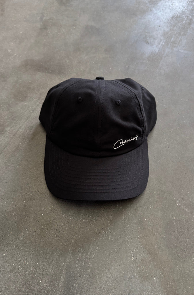 Cunnies Script Cap - Black