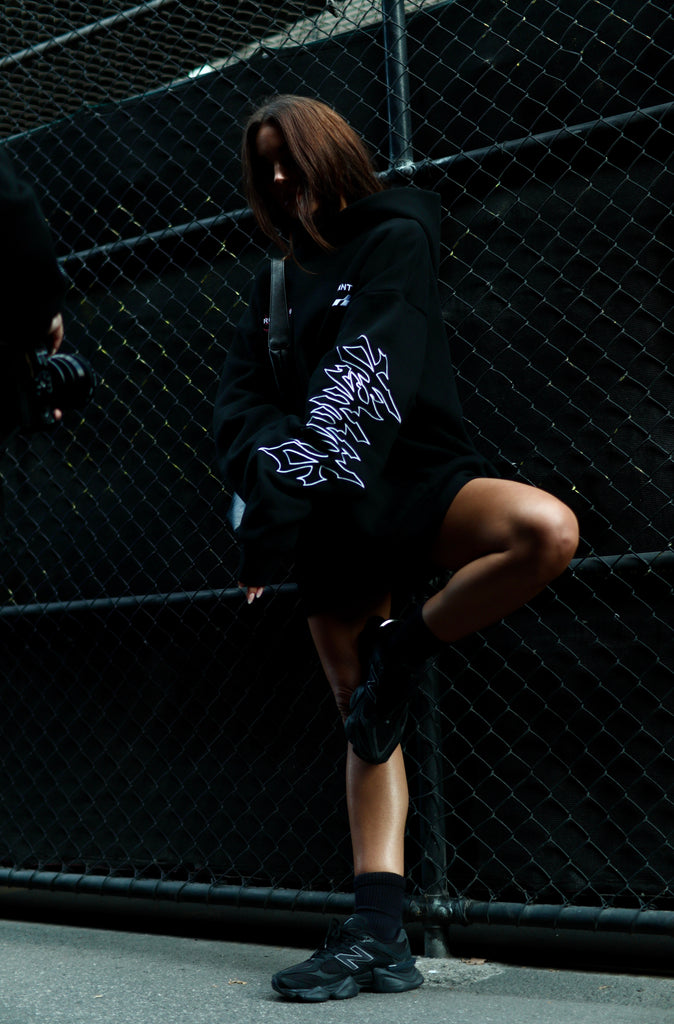 Fracture Hoodie - Black