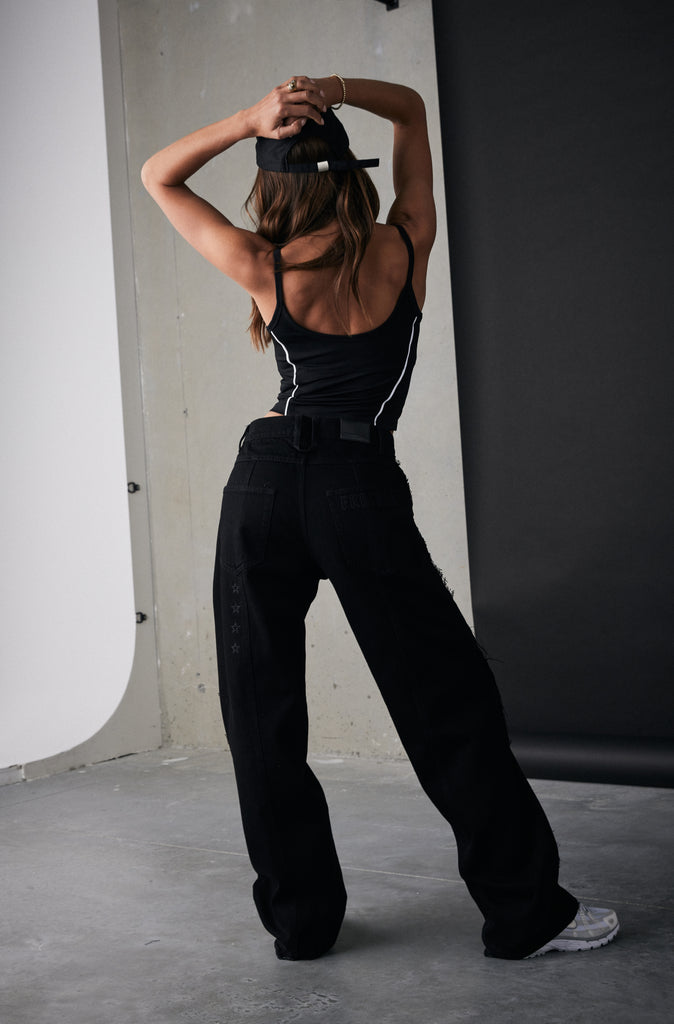 FRNTRNR Baggy Denim - Black