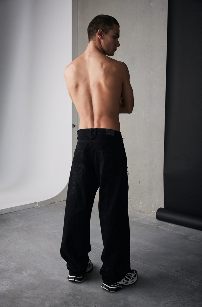 FRNTRNR Baggy Denim - Black