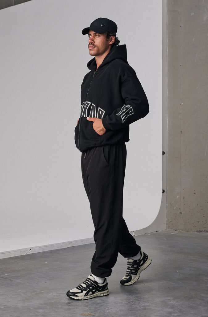 FRNTRNR Zip Hoodie - Black