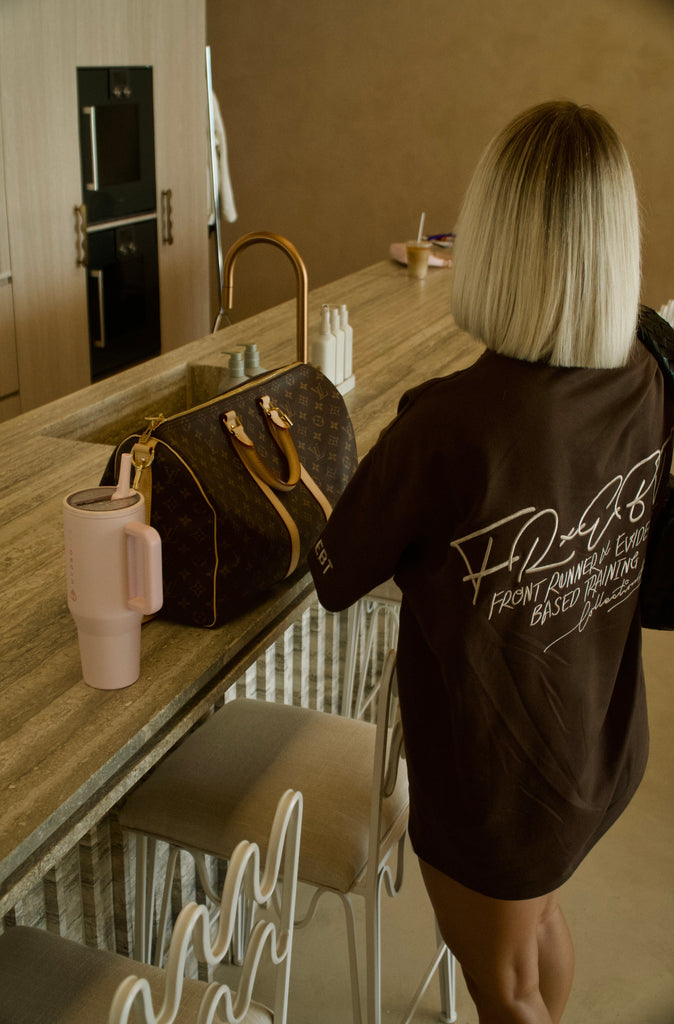 FR x EBT Signature Tee - Chocolate