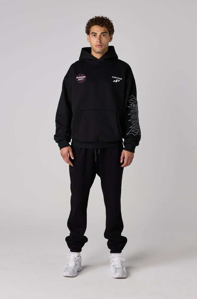 Fracture Hoodie - Black