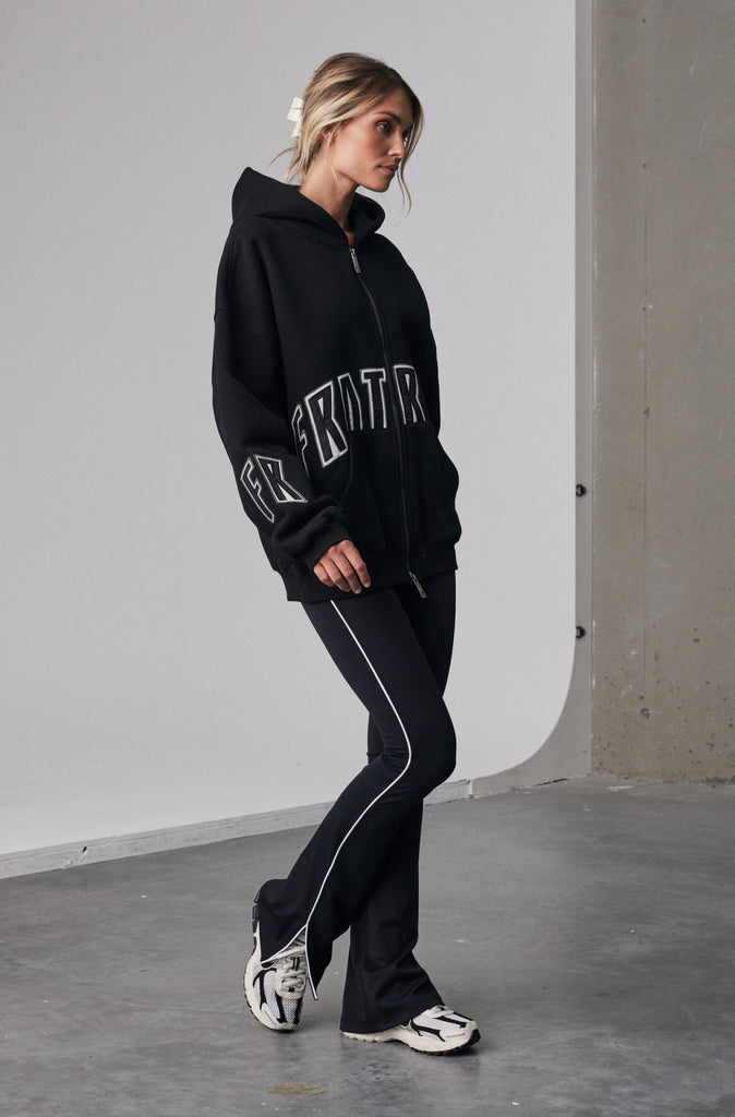 FRNTRNR Zip Hoodie - Black