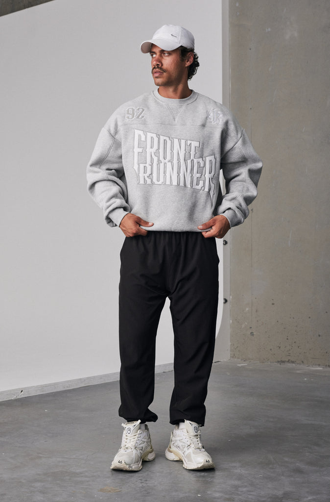 Pyro Crewneck - Grey Marle