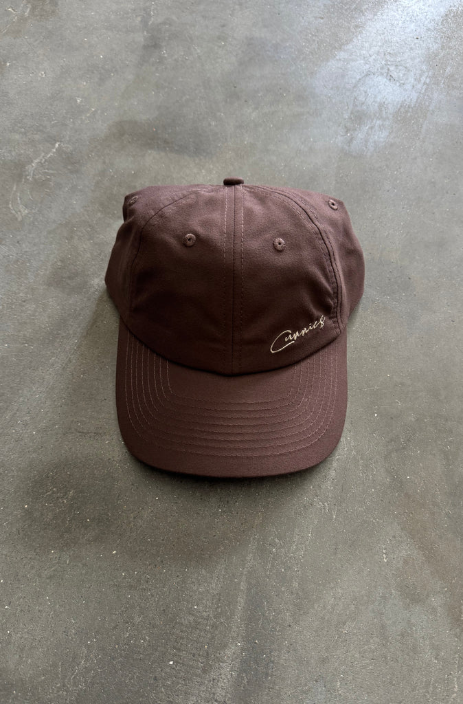 Cunnies Script Cap - Chocolate