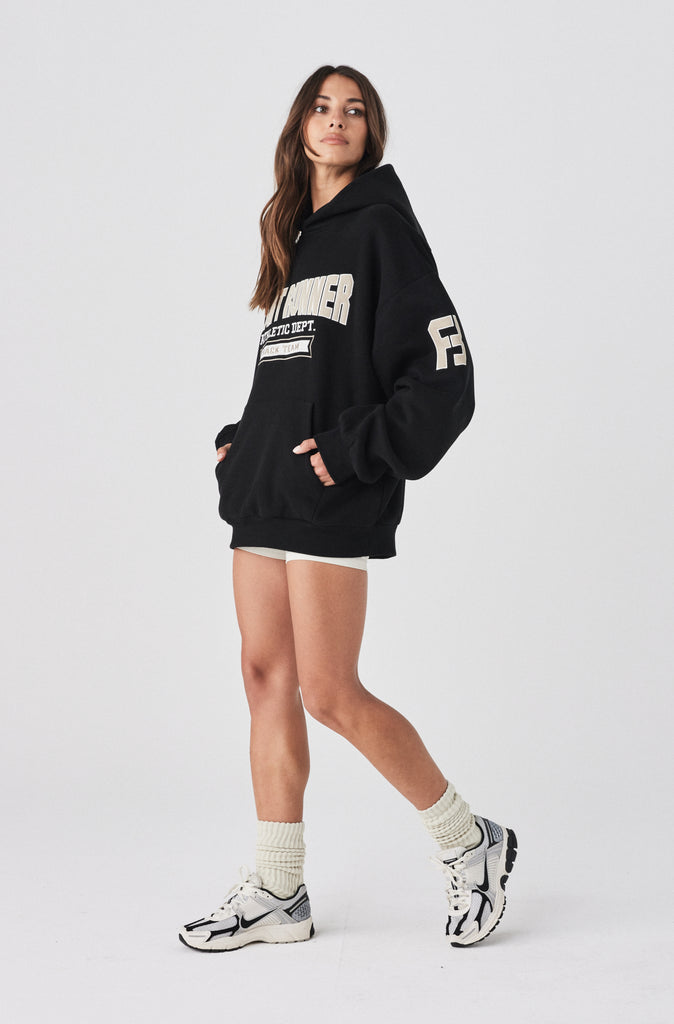 Athletic Department Hoodie - Black Malt