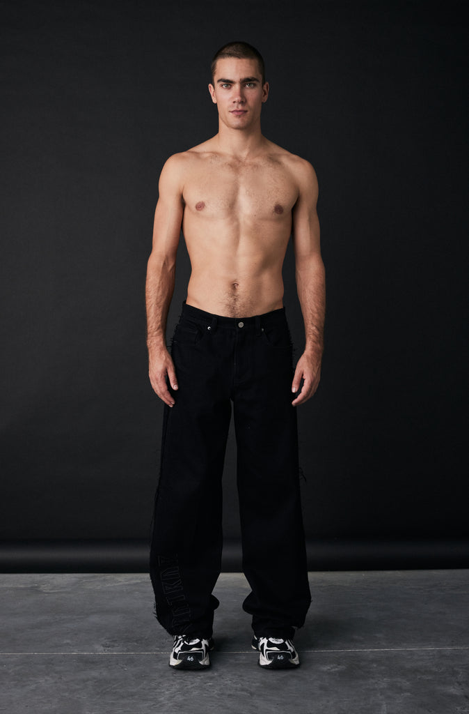 FRNTRNR Baggy Denim - Black
