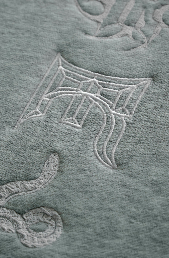 Pyro Crewneck - Grey Marle