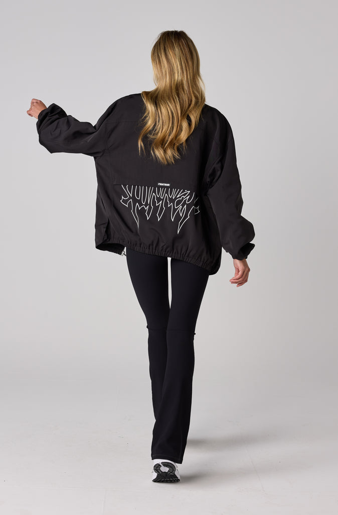 Fracture Bomber Jacket - Black