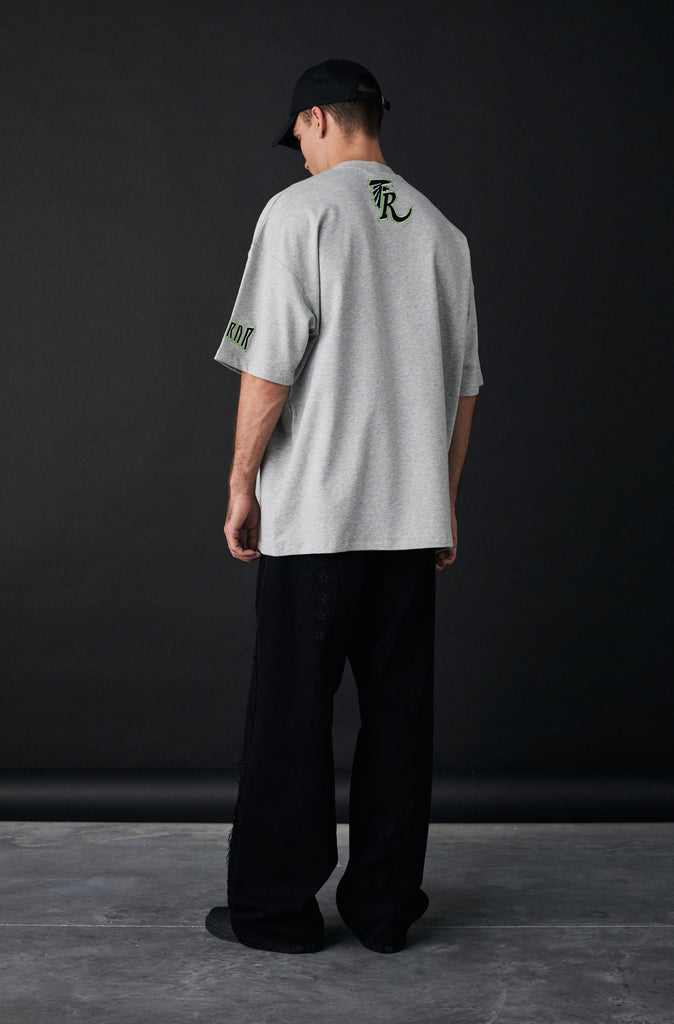 T&F Tee - Grey Lime