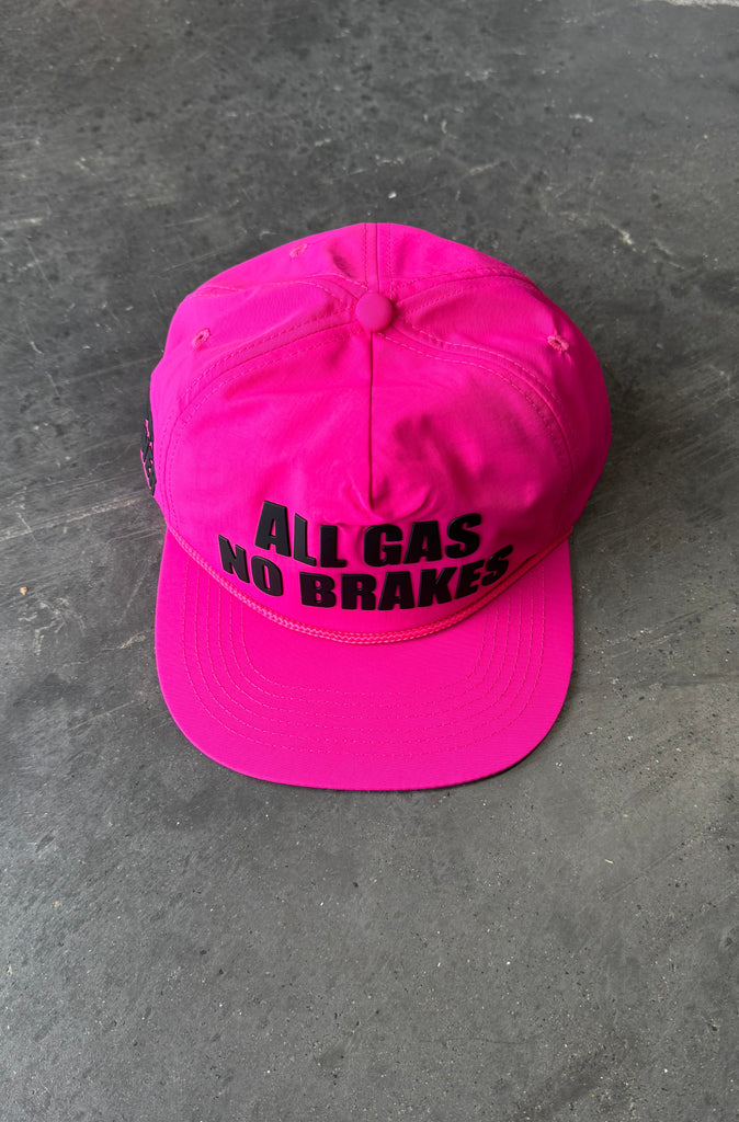 No Brakes Cap - Flamingo Pink