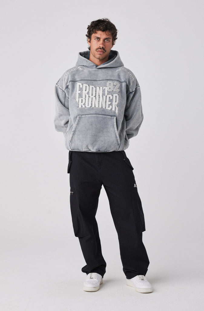Pyro Hoodie - Concrete