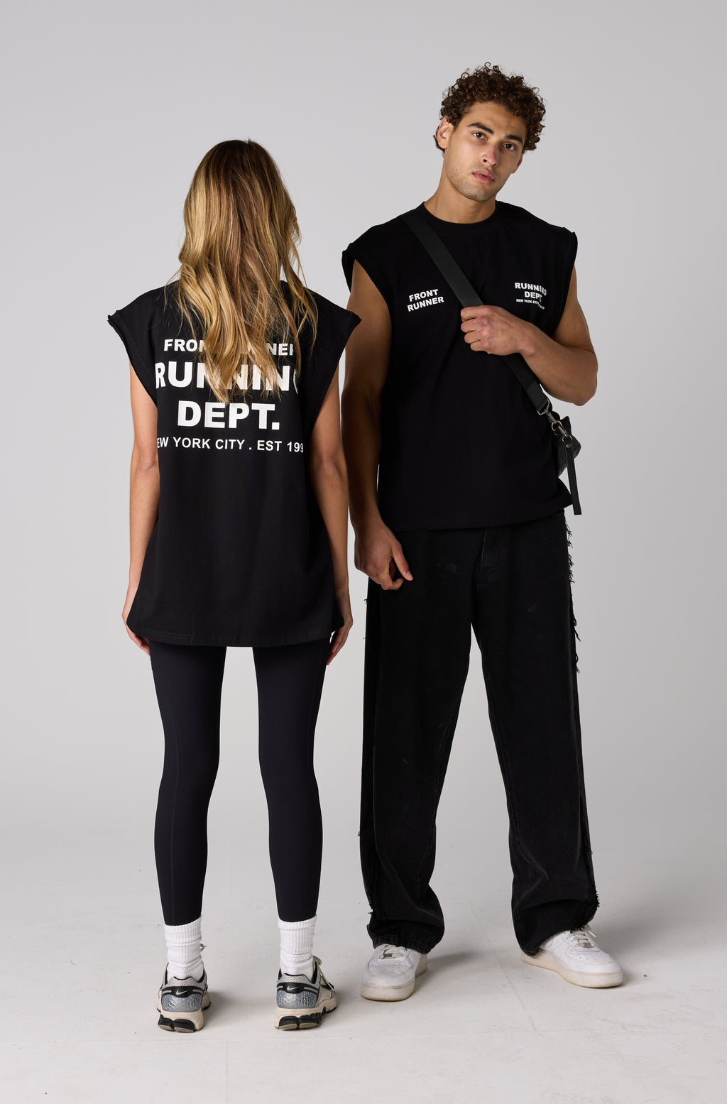 Front Runner Running Dept Training Singlet Black main image 1
