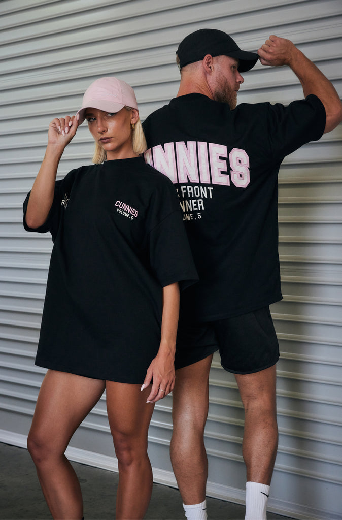 V5 Cunnies Tee - Black Sakura