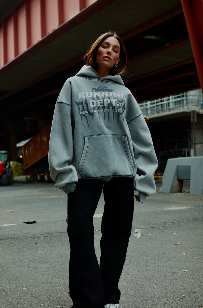 Tribal Dept Hoodie - Concrete
