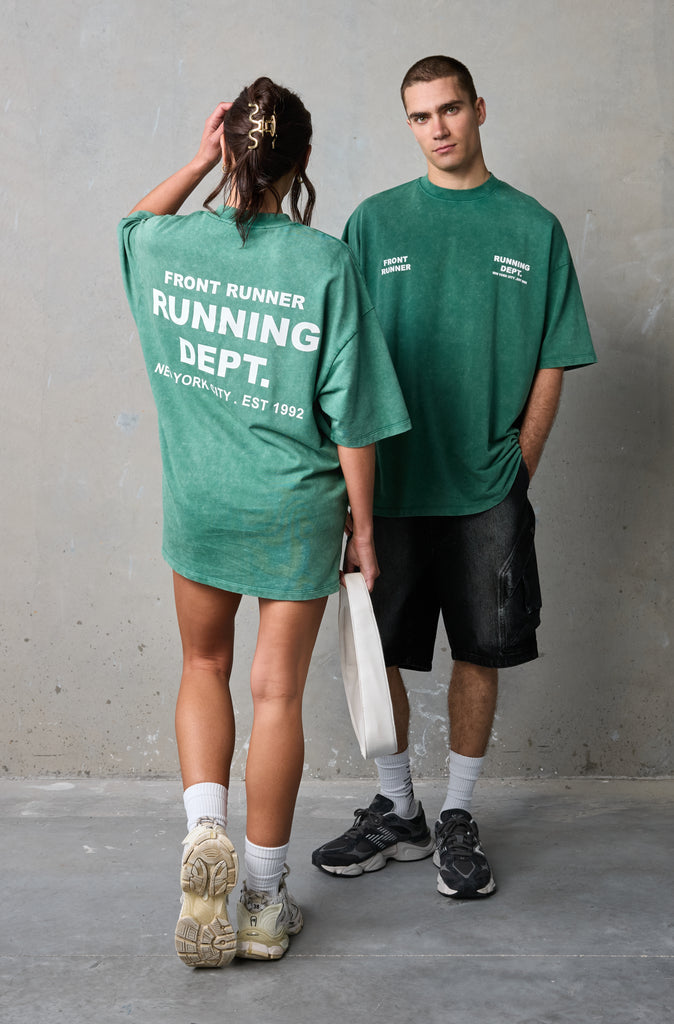 Running Dept Tee - Emerald Wash