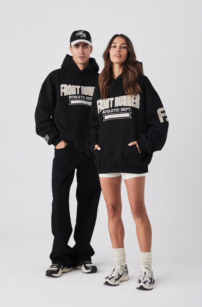 Athletic Department Hoodie - Black Malt