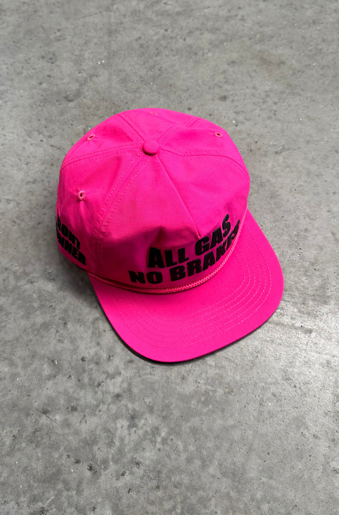 No Brakes Cap - Flamingo Pink